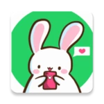 Logo of Lucky Bunny Stickers android Application 